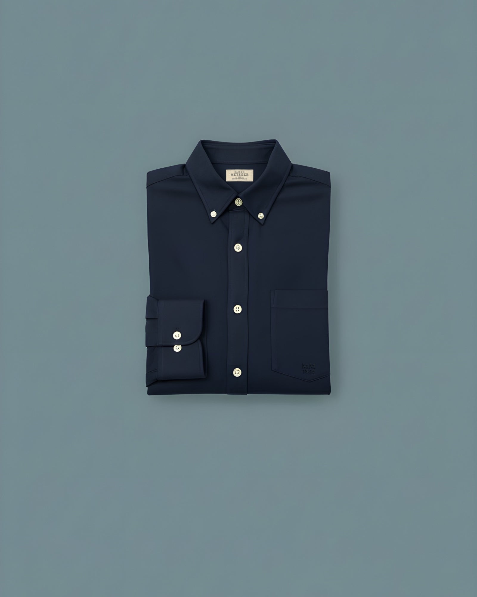 M2 - Flanell Marineblau